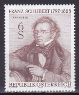 Austria, 1978, Franz Schubert, 6s, MNH - Ongebruikt