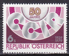 Austria, 1979, CCIR 50th Anniv, 6s, MNH - Ungebraucht