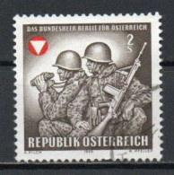 Austria, 1969, Austrian Federal Army, 2s, USED - Gebruikt