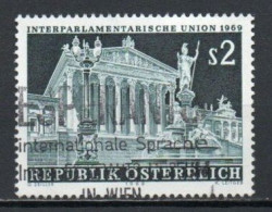 Austria, 1969, Interparliamentary Union Conf, 2s, USED - Gebruikt