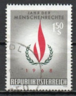 Austria, 1968, International Human Rights Year, 1.50s, USED - Gebruikt