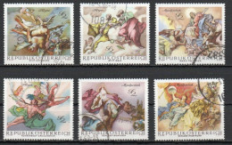 Austria, 1968, Baroque Frescoes, Set, USED - Gebruikt