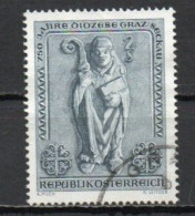 Austria, 1968, Graz-Seckau Bishopric 750th Anniv, 2s, USED - Gebruikt