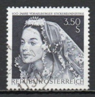 Austria, 1968, Vorarlberg Embroidery Industry Centenary, 3.50c, USED - Gebruikt