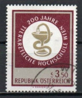 Austria, 1968, Veterinary Collage Bicentenary, 3.50s, USED - Gebruikt