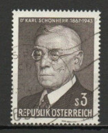 Austria, 1967, Karl Schönherr, 3s, USED - Oblitérés