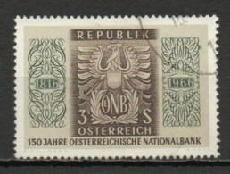 Austria, 1966, Austrian National Bank 150th Anniv, 3s, USED - Used Stamps