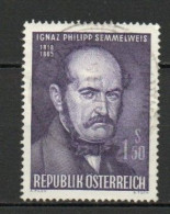 Austria, 1965, Ignaz Phillipp Semmelweis, 1.50s, USED - Gebraucht