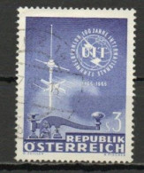 Austria, 1965, ITU Centenary, 3s, USED - Gebruikt