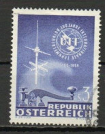 Austria, 1965, ITU Centenary, 3s, USED - Gebruikt