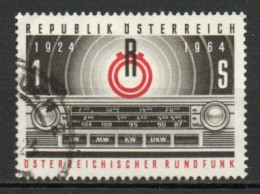 Austria, 1964, Radio Austria 40th Anniv, 1s, USED - Gebraucht