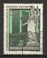 Austria, 1964, Parliamentary & Scientific Conf, 1.80s, USED - Oblitérés