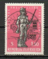 Austria, 1963, Volunteer Fire Brigades Centenary, 1.50s, USED - Gebruikt