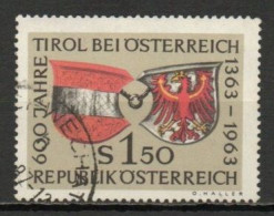 Austria, 1963, Tyrol's Union With Austria 600th Anniv, 1.50s, USED - Gebruikt