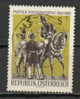 Austria, 1963, Paris Postal Conf. Centenary, 3s, USED - Oblitérés