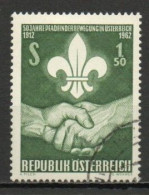 Austria, 1962, Austrian Scouting 50th Anniv, 1.50s, USED - Oblitérés