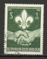 Austria, 1962, Austrian Scouting 50th Anniv, 1.50s, USED - Oblitérés