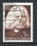 Austria, 1961, Franz Liszt, 3s, USED - Gebraucht