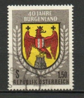 Austria, 1961, Burgenland Part Of Austrian Republic 40th Anniv, 1.50s, USED - Gebraucht