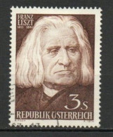 Austria, 1961, Franz Liszt, 3s, USED - Used Stamps