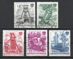 Austria, 1961, Nationalized Industry 15th Anniv, Set, USED - Gebraucht