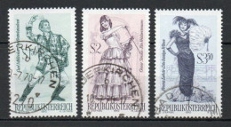 Austria, 1970, Operettas 1st Issue, Set, USED - Gebruikt