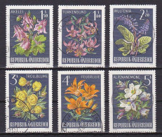 Austria, 1966, Alpine Flowers, Set, USED - Oblitérés