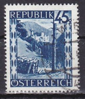 Austria, 1946, Landscapes/Hartenstein Castle, 45g, USED - Gebruikt