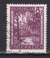 Austria, 1946, Landscapes/Rathauspark, 8g, USED - Gebruikt