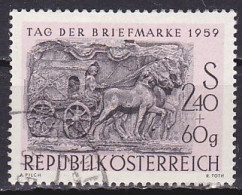 Austria, 1959, Stamp Day, 2.40s + 60g, USED - Used Stamps