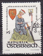 Austria, 1958, Song Festival, 1.50s, USED - Oblitérés