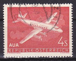 Austria, 1958, Austrian Airlines, 4s, USED - Gebruikt