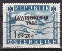 Austria, 1954, Avalanche Victims Fund, 1s + 20g, USED - Usados