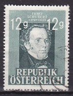 Austria, 1947, Franz Schubert, 13g, USED - Usados