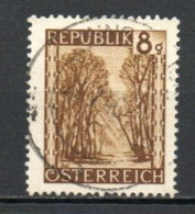 Austria, 1945, Landscapes/Praterallee, 8g, USED - Used Stamps