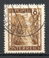 Austria, 1945, Landscapes/Praterallee, 8g, USED - Used Stamps