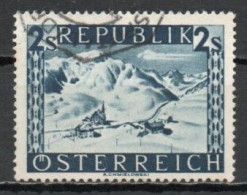 Austria, 1946, Landscapes/St. Christoph Am Arlberg, 2s/Photogravure, USED - Oblitérés