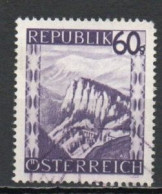 Austria, 1946, Landscapes/Semmering, 60g/Voilet, USED - Usados