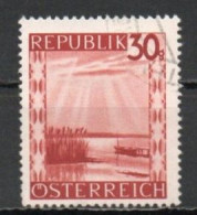 Austria, 1945, Landscapes/Neusiedler Lake, 30g/Red, USED - Gebruikt