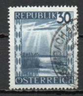 Austria, 1947, Landscapes/Neusiedler Lake, 30g/Grey Blue, USED - Used Stamps