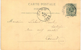 (Lot 01) Entier Postal  N° 45 5 Ct écrite De Schaerbeek Vers  Gand - Cartes Postales 1871-1909