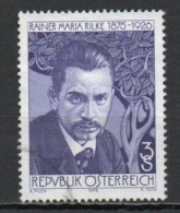 Austria, 1976, Rainer Maria Rilke, 3s, USED - Oblitérés