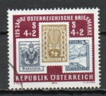 Austria, 1975, Austrian Stamps 125th Anniv, 4s + 2s, USED - Gebruikt