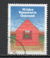 Austria, 1975, Buildings Savings Societies 50th Anniv, 2s, USED - Oblitérés