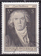 Austria, 1970, Ludwig Von Beethoven, 3.50s, USED - Oblitérés