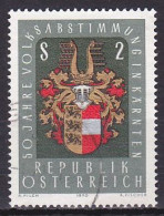 Austria, 1970, Carinthian Plebiscite 50th Anniv, 2s, USED - Oblitérés