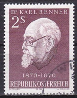 Austria, 1970, Karl Renner , 2s, USED - Usados