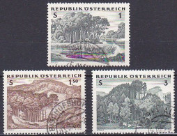 Austria, 1962, Austrian Forests, Set, USED - Oblitérés