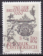 Austria, 1969, Stamp Day, 3.50s + 80g, USED - Used Stamps