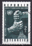 Austira, 1969, ILO 50th Anniv, 2s, USED - Oblitérés